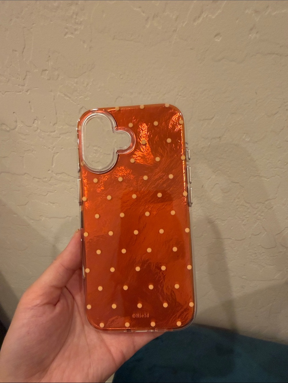 Orange Polka Dot Phone Case - iPhone 17